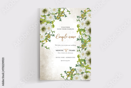 Save the date wedding invitation templates