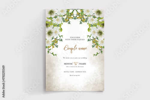 Save the date wedding invitation templates