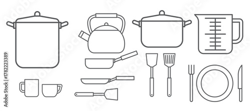  kitchen utensils icons
