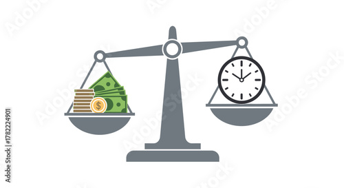 Balancing financial success with precious time demonstrates smart investment strategies for a prosperous future