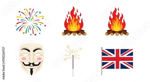 vector illustration of a set of fire Set of Fire Icons Vector Flame Symbols Collection