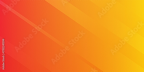 Fototapeta Naklejka Na Ścianę i Meble -  blank orange background  with abstract lines and creative scratch background  modern landing page concept vector. modern design digital tecnology