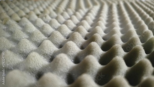 Acoustic foam sound dampening material background for studio recording