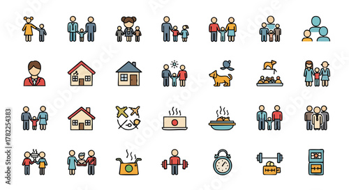 Cartoon Man Holding Tray with Steaming Food ready to Serve