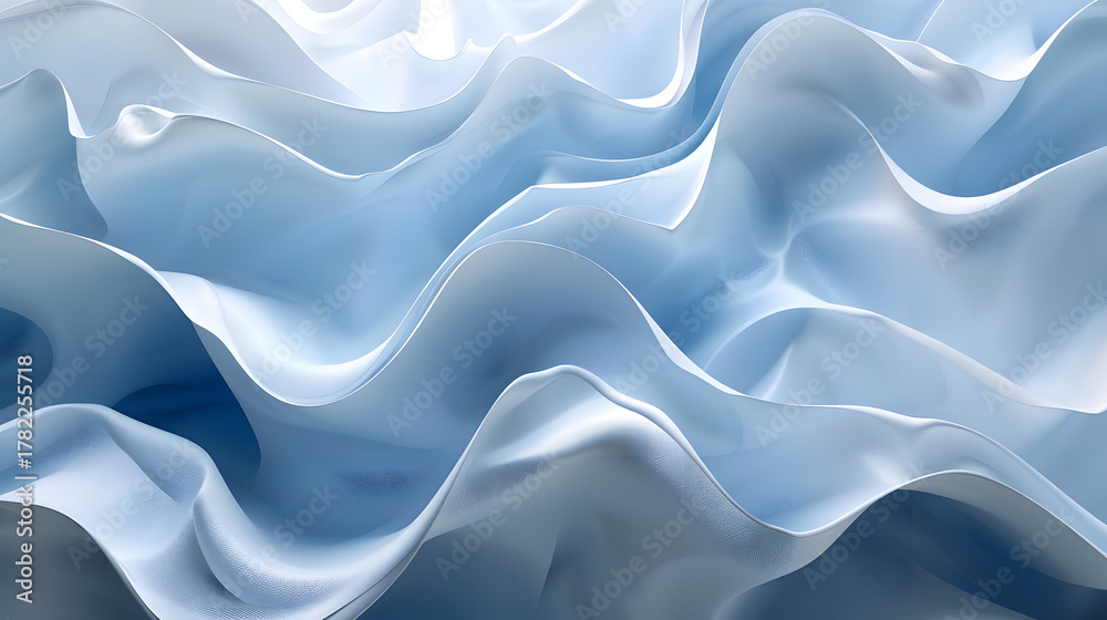 Obraz premium blue silk background