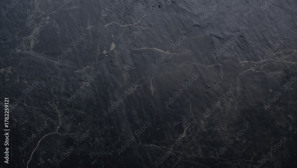 Obraz premium Dark grey slate stone surface, suitable for editorial header background