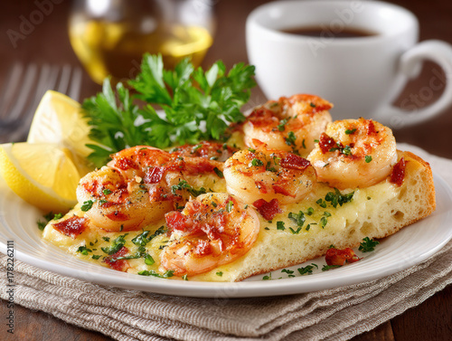 slice of seafood pizza