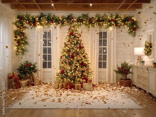 the Christmas tree mess aft...