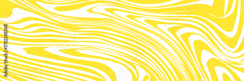 yellow wave background with thick lines