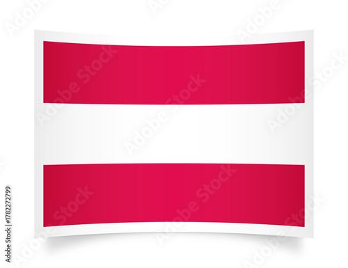 Austria paper flag 3d illustration. Paper flag of Austria transparent png Free Download Austria paper flag 3d illustration. Paper flag of Austria transparent png - GFXLoad