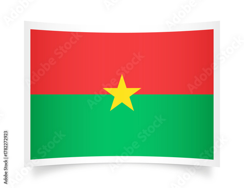 Free Download Burkina faso paper flag 3d illustration. Paper flag of Burkina faso transparent png - GFXLoad