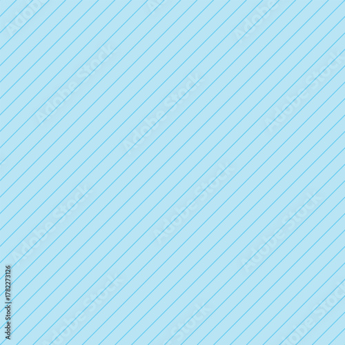 Sky-blue diagonal stripe seamless vector on a pale-blue background, ideal for posters, packaging, and minimal web layouts.
