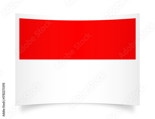 Indonesia paper flag 3d illustration. Paper flag of Indonesia transparent png Free Download Indonesia paper flag 3d illustration. Paper flag of Indonesia transparent png - GFXLoad