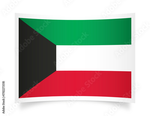 Kuwait paper flag 3d illustration. Paper flag of Kuwait transparent png Free Download Kuwait paper flag 3d illustration. Paper flag of Kuwait transparent png - GFXLoad