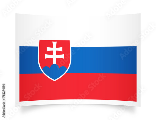 Slovakia paper flag 3d illustration. Paper flag of Slovakia transparent png Free Download Slovakia paper flag 3d illustration. Paper flag of Slovakia transparent png - GFXLoad