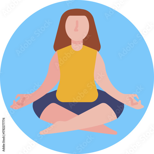 A woman performing a yoga pose, symbolizing balance and mindfulness.