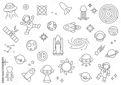 宇宙・天文　アイコンセット