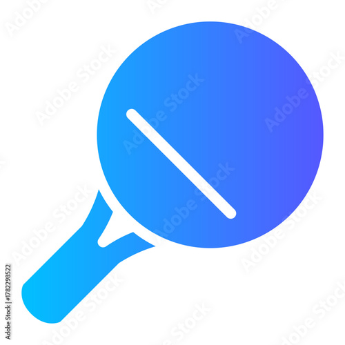 table tennis gradient icon