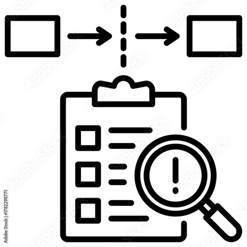 Process Gap Line Icon