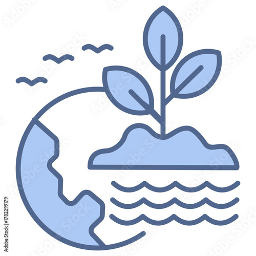 Natural Sourcces Blue Icon