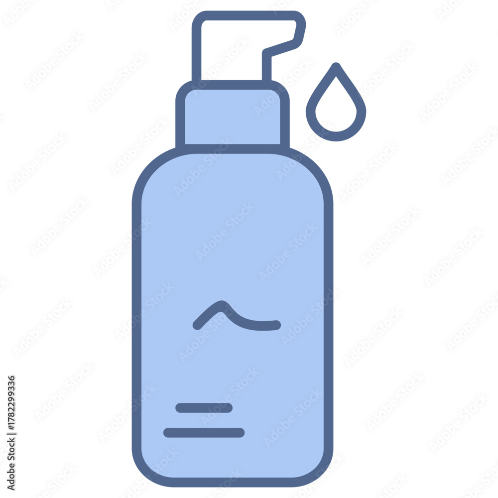 Obraz premium Foundation Blue Icon