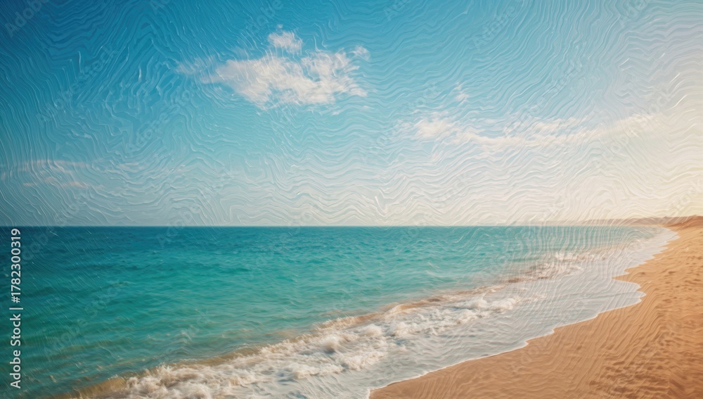 Obraz premium Ocean horizon view