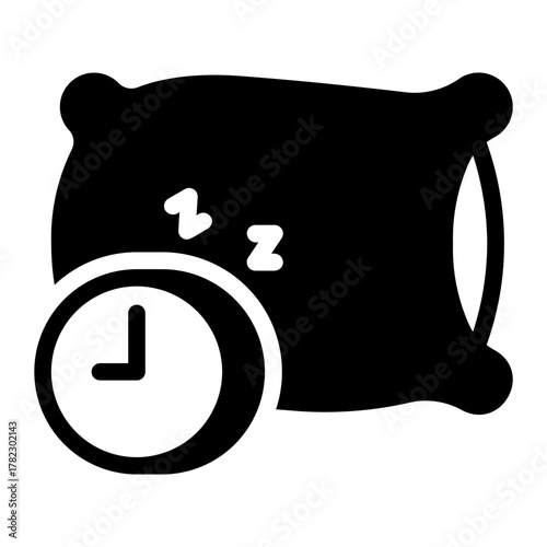 sleep glyph icon