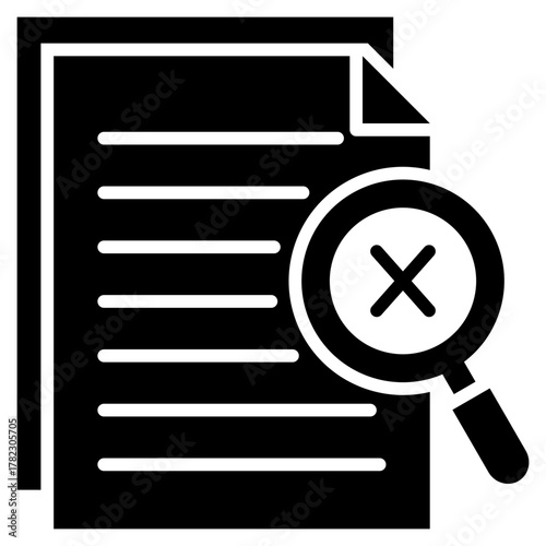 Redundancy Check Glyph Icon