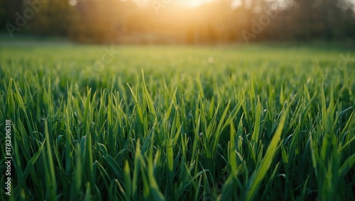 Fototapeta Naklejka Na Ścianę i Meble -  Grass in a meadow, seasonal change