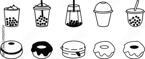 set of kitchen accessories