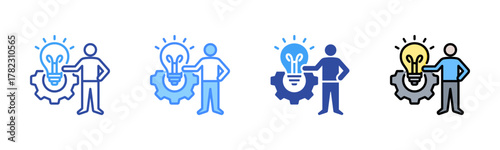 Practice Icon, Multi Styles Icon Set