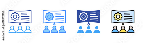 Trainee Icon, Multi Styles Icon Set