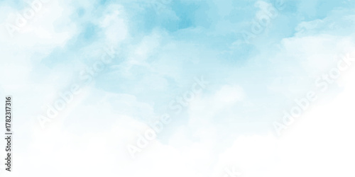 Blue sky background, natural landscape photo