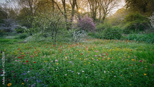 Wallpaper Mural Carpet of flowers covering the forest floor, vibrant natural beauty, Earth Day Torontodigital.ca