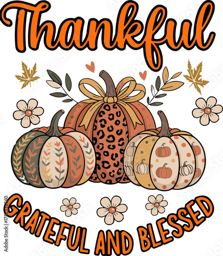 thankful grateful blessed svg