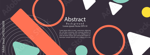 Abstract colorful geometric background. Graphic design element. suit for bussines, banners