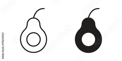 Avocado icon for your website design, logo, app, UI. EPS10