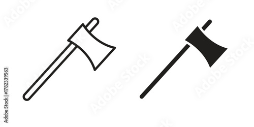 Axe icon for your website design, logo, app, UI. EPS10