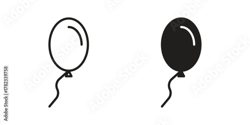 Balloon icon for your website design, logo, app, UI. EPS10