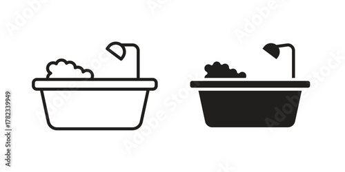 Bath icon for your website design, logo, app, UI. EPS10
