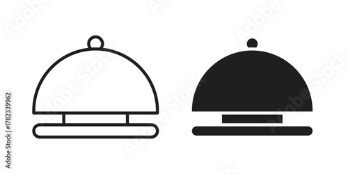 Bell concierge icon for your website design, logo, app, UI. EPS10