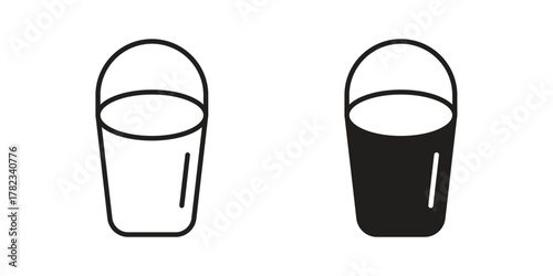 Bucket icon for your website design, logo, app, UI. EPS10