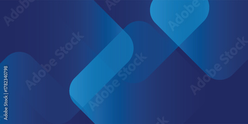 Abstract blue background with glowing geometric lines. Modern blue gradient square shape design. vector illustration eps10