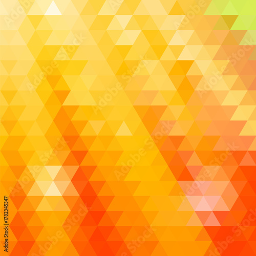 Yellow geometric background. polygonal style. Abstract illustration. eps 10