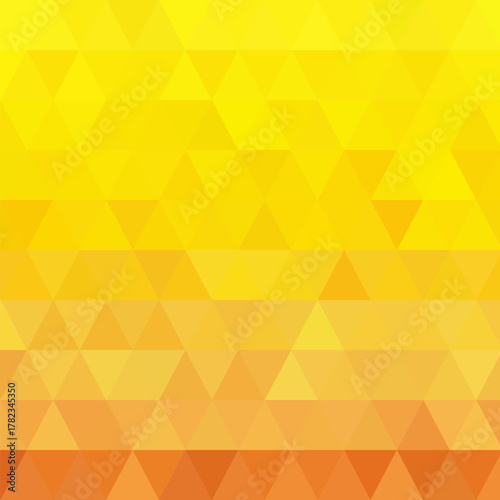 Yellow geometric background. Triangles. polygonal style. eps 10