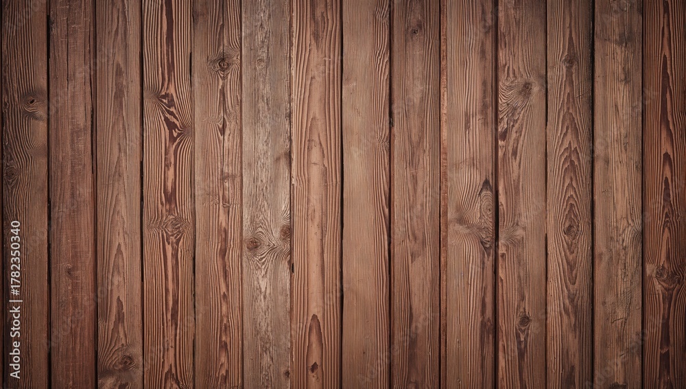 Naklejka premium Rustic Wooden Wall with Horizontal and Vertical Planks in Brown Tones