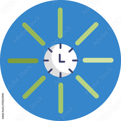 Spinning Circle: A simple animated circle indicating that content is currently loading or processing.