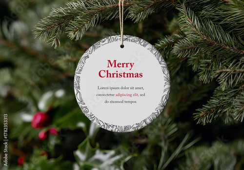 Christmas Ornament Mockup
