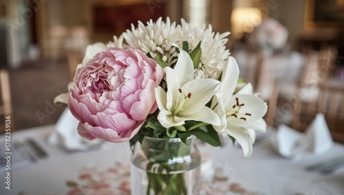 Indoor arrangement of fresh...