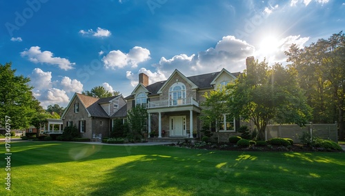 House Surrounded by Lush La...